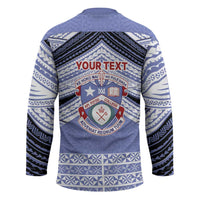 Personalised Tonga Apifoou College Hockey Jersey Polynesian Ngatu Tribal - Polynesian Pride
