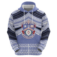 Personalised Tonga Apifoou College Hoodie Polynesian Ngatu Tribal LT9 - Polynesian Pride