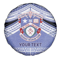 Personalised Tonga Apifoou College Spare Tire Cover Polynesian Ngatu Tribal
