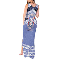 Personalised Tonga Apifoou College Tank Maxi Dress Polynesian Ngatu Tribal LT9 - Polynesian Pride