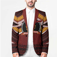 Personalised Tonga Beulah College Blazer Polynesian Ngatu Tribal - Polynesian Pride