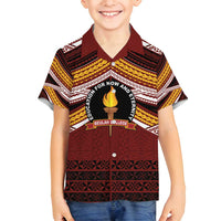 Personalised Tonga Beulah College Family Matching Puletasi and Hawaiian Shirt Polynesian Ngatu Tribal