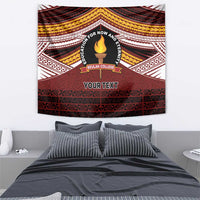 Personalised Tonga Beulah College Tapestry Polynesian Ngatu Tribal