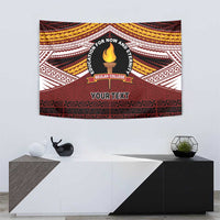 Personalised Tonga Beulah College Tapestry Polynesian Ngatu Tribal