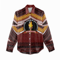 Personalised Tonga Beulah College Women Casual Shirt Polynesian Ngatu Tribal LT9 - Polynesian Pride