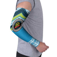 Personalised Tonga Lavengamalie College Arm Sleeves Polynesian Ngatu Tribal - Polynesian Pride