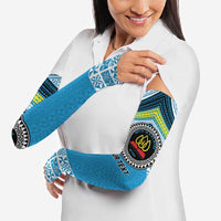 Personalised Tonga Lavengamalie College Arm Sleeves Polynesian Ngatu Tribal - Polynesian Pride