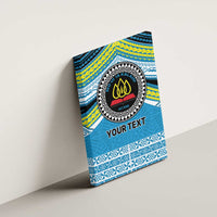 Personalised Tonga Lavengamalie College Canvas Wall Art Polynesian Ngatu Tribal