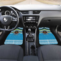 Personalised Tonga Lavengamalie College Car Mats Polynesian Ngatu Tribal