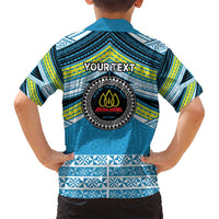 Personalised Tonga Lavengamalie College Family Matching Short Sleeve Bodycon Dress and Hawaiian Shirt Polynesian Ngatu Tribal