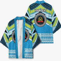 Personalised Tonga Lavengamalie College Kimono Polynesian Ngatu Tribal - Polynesian Pride
