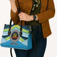 Personalised Tonga Lavengamalie College Leather Bag Polynesian Ngatu Tribal LT9 - Polynesian Pride