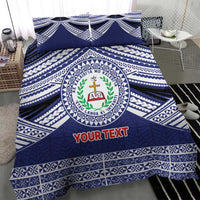 Personalised Tonga Sia'atoutai Theological College Bedding Set Polynesian Ngatu Tribal
