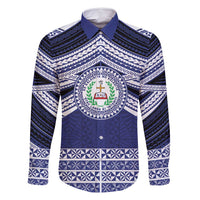 Personalised Tonga Sia'atoutai Theological College Family Matching Mermaid Dress and Hawaiian Shirt Polynesian Ngatu Tribal