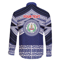Personalised Tonga Sia'atoutai Theological College Family Matching Mermaid Dress and Hawaiian Shirt Polynesian Ngatu Tribal