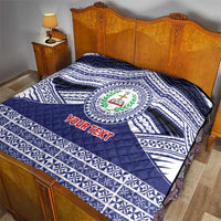 Personalised Tonga Sia'atoutai Theological College Quilt Polynesian Ngatu Tribal