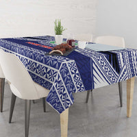 Personalised Tonga Sia'atoutai Theological College Tablecloth Polynesian Ngatu Tribal