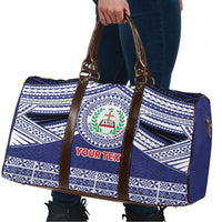 Personalised Tonga Sia'atoutai Theological College Travel Bag Polynesian Ngatu Tribal - Polynesian Pride