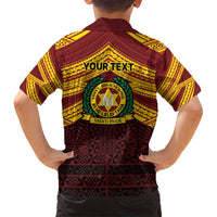 Personalised Tonga Vava'u High School Hawaiian Shirt Polynesian Ngatu Tribal
