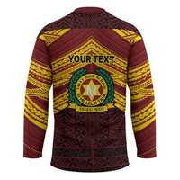 Personalised Tonga Vava'u High School Hockey Jersey Polynesian Ngatu Tribal LT9 - Polynesian Pride