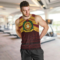 Personalised Tonga Vava'u High School Men Tank Top Polynesian Ngatu Tribal
