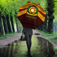Personalised Tonga Vava'u High School Umbrella Polynesian Ngatu Tribal - Polynesian Pride