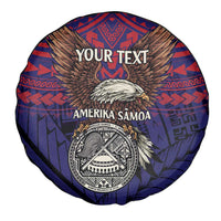 American Samoa Brave Eagle Personalized Spare Tire Cover National Flag Color