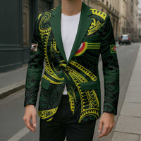 American Samoa Manua Cession Day Personalized Blazer Polynesian Wave Style - Polynesian Pride