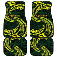 American Samoa Manua Cession Day Personalized Car Mats Polynesian Wave Style