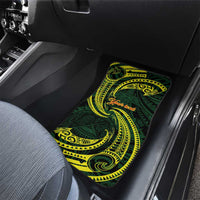 American Samoa Manua Cession Day Personalized Car Mats Polynesian Wave Style