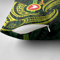 American Samoa Manua Cession Day Personalized Pillow Cover Polynesian Wave Style - Polynesian Pride