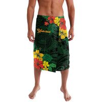 American Samoa Manu'atele Personalized Lavalava Manua Island Hibiscus Flowers