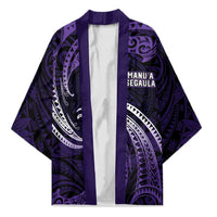 Manua Segaula American Samoa High School Personalized Kimono Polynesian Wave Style - Polynesian Pride