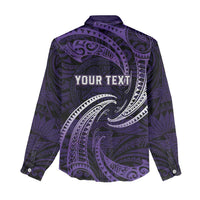 Manua Segaula American Samoa High School Personalized Women Casual Shirt Polynesian Wave Style