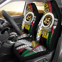 Ni-Van Vanuatu 45th Yumi Yumi Yumi Car Seat Cover Vanuatuan Boar Tusk Polynesian Pattern