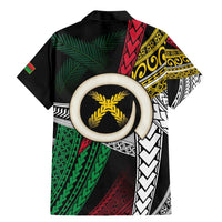 Ni-Van Vanuatu 45th Yumi Yumi Yumi Family Matching Mermaid Dress and Hawaiian Shirt Vanuatuan Boar Tusk Polynesian Pattern