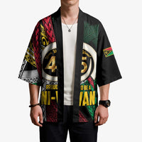 Ni-Van Vanuatu 45th Yumi Yumi Yumi Kimono Vanuatuan Boar Tusk Polynesian Pattern - Polynesian Pride