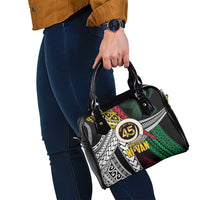 Ni-Van Vanuatu 45th Yumi Yumi Yumi Shoulder Handbag Vanuatuan Boar Tusk Polynesian Pattern