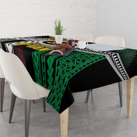 Ni-Van Vanuatu 45th Yumi Yumi Yumi Tablecloth Vanuatuan Boar Tusk Polynesian Pattern