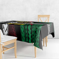 Ni-Van Vanuatu 45th Yumi Yumi Yumi Tablecloth Vanuatuan Boar Tusk Polynesian Pattern