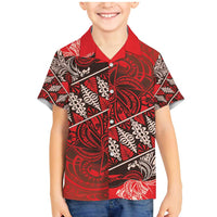 Vintage Ngatu Tribal Tonga Pattern Family Matching Mermaid Dress and Hawaiian Shirt - Polynesian Pride