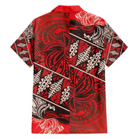 Vintage Ngatu Tribal Tonga Pattern Family Matching Puletasi and Hawaiian Shirt LT9 - Polynesian Pride