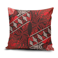 Vintage Ngatu Tribal Tonga Pattern Pillow Cover LT9 Red - Polynesian Pride