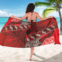 Vintage Ngatu Tribal Tonga Pattern Sarong - Polynesian Pride