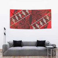 Vintage Ngatu Tribal Tonga Pattern Tapestry LT9 - Polynesian Pride