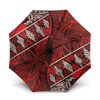 Vintage Ngatu Tribal Tonga Pattern Umbrella - Polynesian Pride