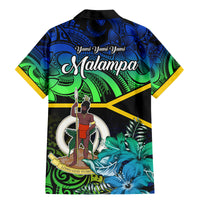malampa-day-family-matching-mermaid-dress-and-hawaiian-shirt-vanuatu-flowers-with-malampa-emblem-tribal-pattern