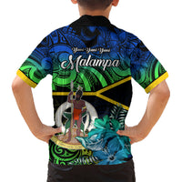 Malampa Day Hawaiian Shirt Vanuatu Flowers with Malampa Emblem Tribal Pattern LT9 - Polynesian Pride