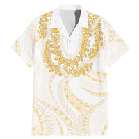 Aloha Lei Onaona Family Matching Mermaid Dress and Hawaiian Shirt Beige Hawaiian Tribal Pattern