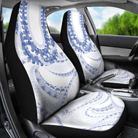 Aloha Lei Onaona Car Seat Cover Navy Blue Hawaiian Tribal Pattern